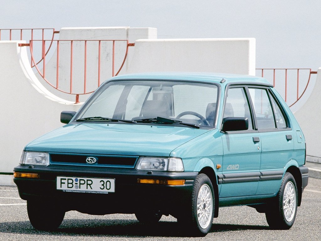 Subaru Justy I Рестайлинг